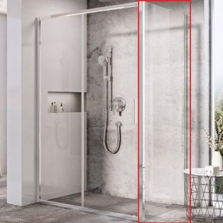 Душевая перегородка Ravak Blix Slim BLSPS-80 X9BM40C00Z1 профиль Хром стекло Transparent