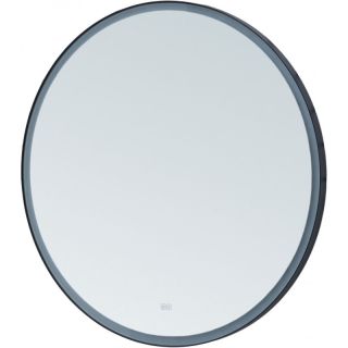 Зеркало с подсветкой Aquanet Тренд 316694 70 см чёрный