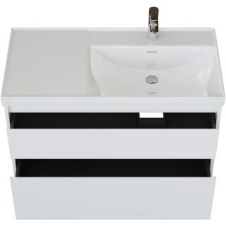 Тумба под раковину Aquanet Nova Lite 2.0 346312 100 см бежевый