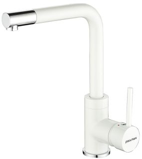 Смеситель для кухни Paulmark Honner Ho212018-431TW белый
