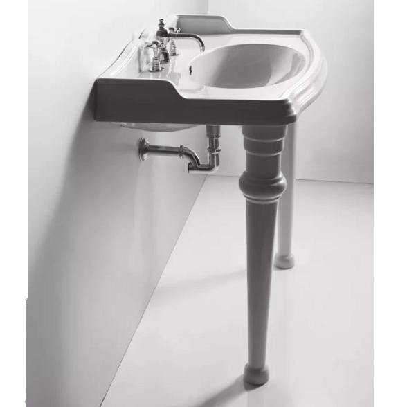 Ножка керамическая Simas Arcade GB001bi белая