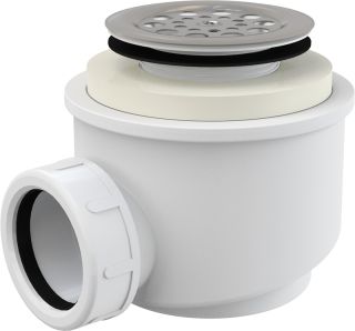 Сифон для душевого поддона AlcaPlast с нержавеющей решеткой A46-60