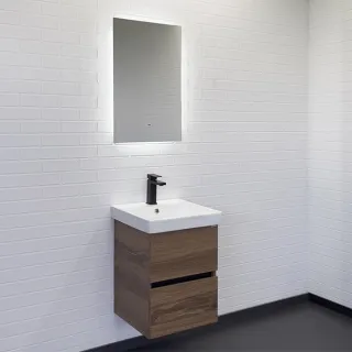 Тумба с раковиной Comforty Дартфорд 00-00013694 45 см Темное дерево