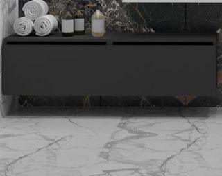 Ящик под столешницу Armadi Art Flat 140см антрацит глянец 897-140-A glossy