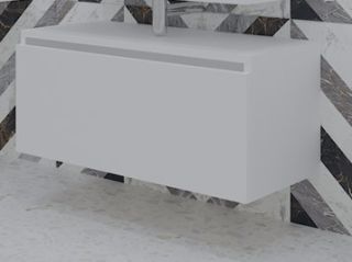 Ящик под столешницу Armadi Art Flat 100см белый 897-100-W