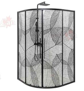 Душевой уголок AvaCan HB 90x90 см чёрный