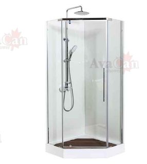 Душевой уголок AvaCan PC 90x90 см хром