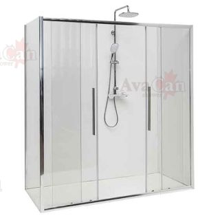 Душевой уголок AvaCan FC2 190-210 + SC90 хром