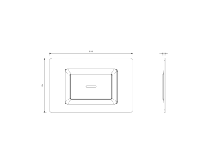Мыльница для полки Boheme Space 10966-SGM-SOAP оружейная сталь
