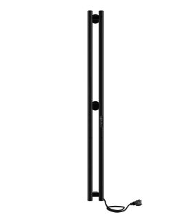 Полотенцесушитель электрический Indigo Style LSE120-10BRRt 120x10 см чёрный муар