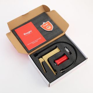 Смеситель для раковины Raglo R51.10.03 золотой сатин