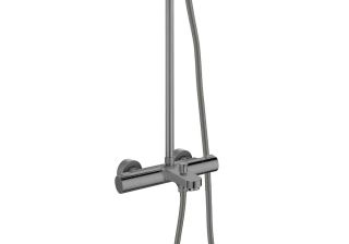 Душевая стойка Aquatek Вега AQ2043BGM оружейная сталь