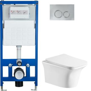 Раковина-чаша CeramaLux 9359 белая 35 см