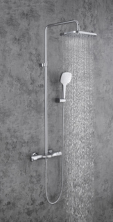 Душевая стойка Milleau Double H MLHi223PDD-MW белый