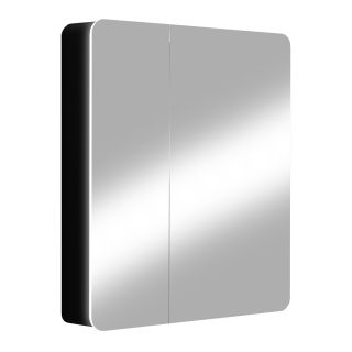 Зеркало-шкаф Reflexion Black 76 RF2002BL с  подсветкой 76х85