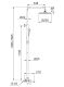 Душевая стойка Raglo R03.24 хром