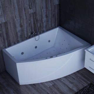 Акриловая ванна Aquatek Оракул ORK180-0000009 180х125 см правая с фронтальным экраном вклеенный цельносварной металлический каркас