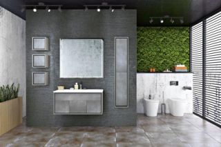 Тумба под раковину Акватон Уэльс 100см тёмный шоколад 1A267601WA6A0