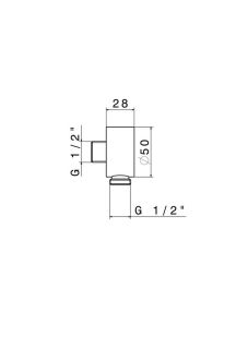 Шланговое подключение Kerama Marazzi Ole 2299KM.01.093 чёрный матовый