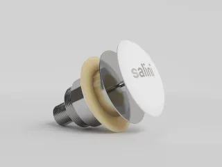 Донный клапан для ванны Salini S-Stone 15131WM D 401 белый матовый