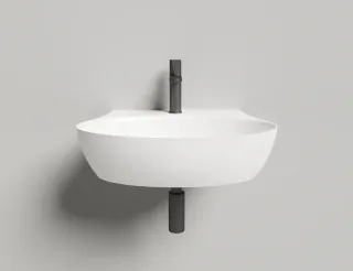 Подвесная раковина Salini Alda Wall 01 S-Stone 140321M 58см белый матовый