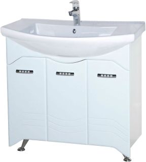Тумба под раковину Bellezza Дрея 85см белый 00000010102