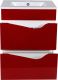 Тумба под раковину Bellezza Эйфория 60см красный 00000010223