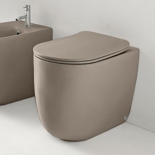 Унитаз Kerasan Nolita 531881 приставной Nocciola mat без сиденья