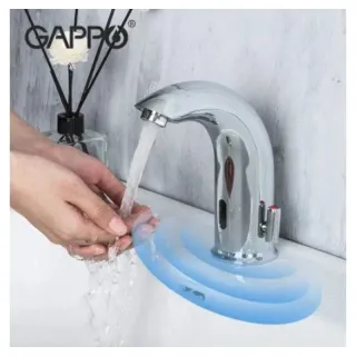 Сенсорный смеситель для раковины Gappo G522 хром