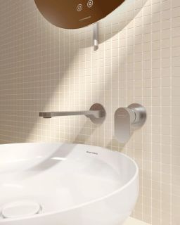 Встраиваемый смеситель для раковины Kerama Marazzi Siara 28050KM.50.050 сталь