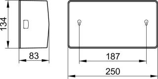 Держатель для бумажных салфеток Keuco 04977010000 хром