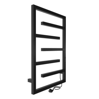 Полотенцесушитель электрический Indigo Delos DGD80-50BRRt 80x50 чёрный муар