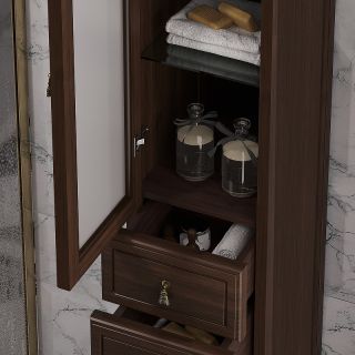 Шкаф-колонна Opadiris Риспекто 30 L 00-00005834 Орех антикварный