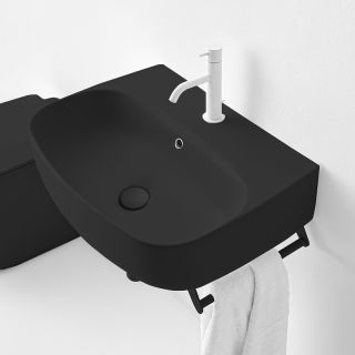 Раковина Kerasan Nolita 534031*1  черная 50 см