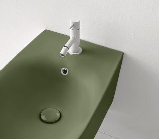 Биде напольное Kerasan Nolita 532011*1 Verde muschio