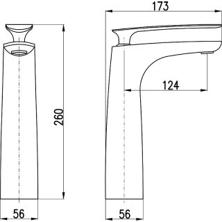 Смеситель для раковины Rav Slezak Tigris TG130.5CMATC черный