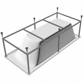 Каркас для ванны Vayer Milana 180x70 Гл000024276 Серый