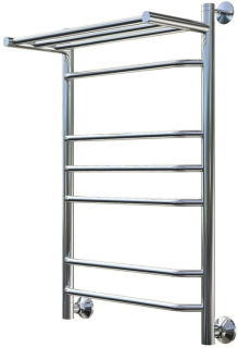 Водяной полотенцесушитель Тругор Браво НП 3 П с полкой 80x60см хром Браво3/нп8060П