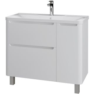 Тумба напольная под раковину Grossman Адель 109004 90см белый