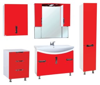 Пенал Bellezza Лагуна 35см правый красный 00000004445