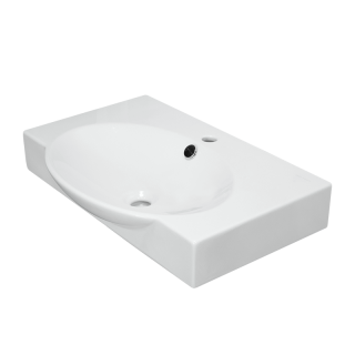 Раковина Sanita Luxe INFINITY WB.FN/Infinity/65-C.BR/WHT.G/S1 65.5 см