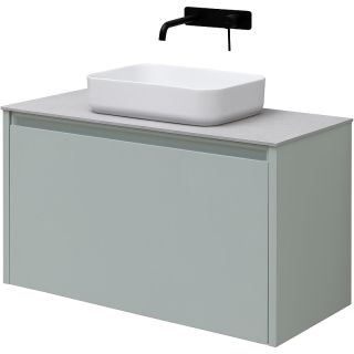 Тумба под раковину Allen Brau Fantasy 100 1.11004.PWM подвесная Папирус матовый