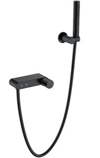 Смеситель для ванны Boheme Stick 123-BB.2 чёрный