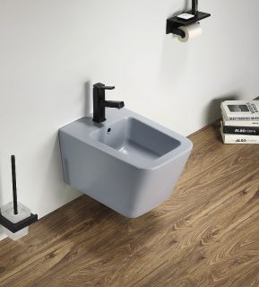 Биде CeramaLux 5370MHL подвесное голубое