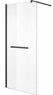 Душевая перегородка Niagara NG-681-90BLACK 90см чёрный/прозрачное