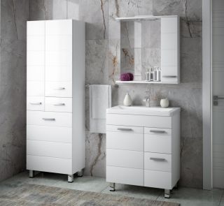 Тумба под раковину Corozo Денвер Z2 60см белый SD-00000530