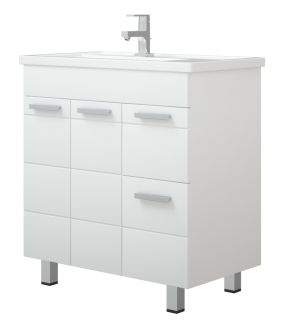 Тумба под раковину Corozo Денвер Z2 80см белый SD-00000531