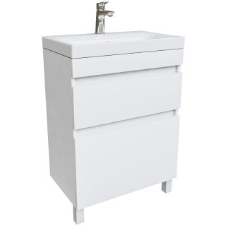 Тумба с раковиной IDDIS Zodiac 60 ZOD6CBFi95K Белая