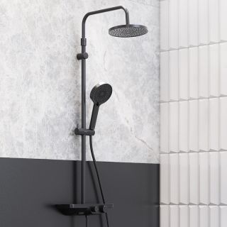 Душевая стойка Damixa Apollo 947730300 Черная матовая