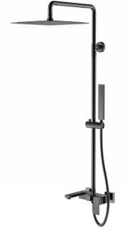 Душевая стойка Boheme Qubic 478-GM антрацит